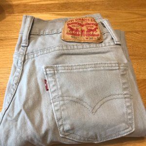 Mens Levi 511 tan pants W30 L32